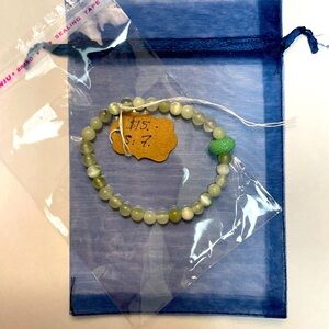 Hand crafted beaded bracelet.